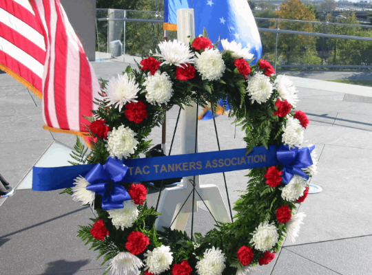 wreath at memorial