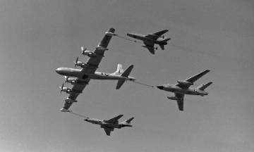 420th AREFS flyover trio