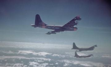 427th AREFS KB-50J over Atlantic