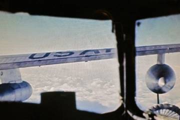 B-66 cockpit view