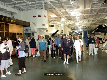 Hanger Deck USS Yorktown