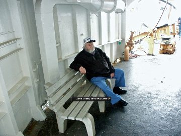 Aaron Godbey on the USS Laffey