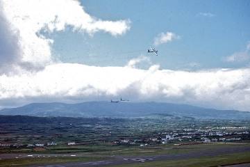Returning flight at Lajes