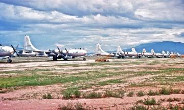 Row of KB-50 at Davis-Monthan 1963