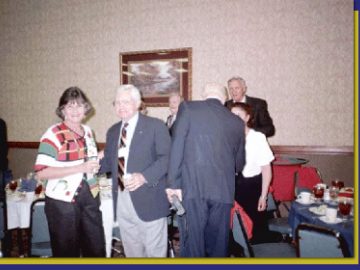 Sybil & Bill Lackey, Jim Conder (far right)