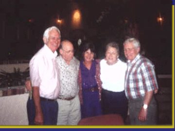 L-R Harvey Lee, Don Penrod, Sybil Lackey, Betsy Lee, Bill Lackey